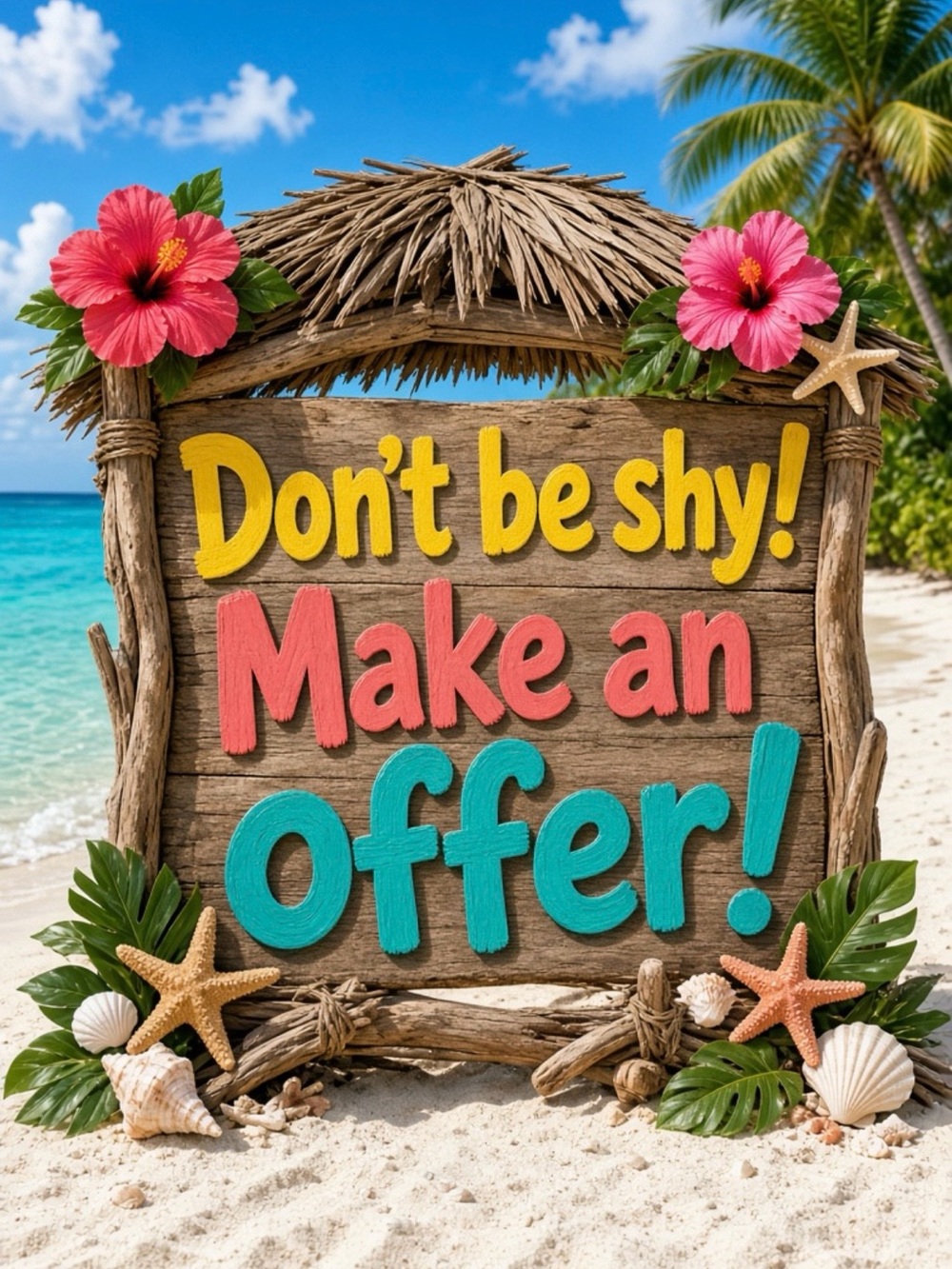 Don’t be shy! Make an offer!